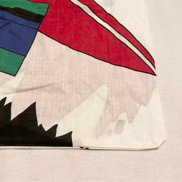 Vintage Multi Coloured Crayon and Pencil Patterned Pillow Case - Picture 5 of 13